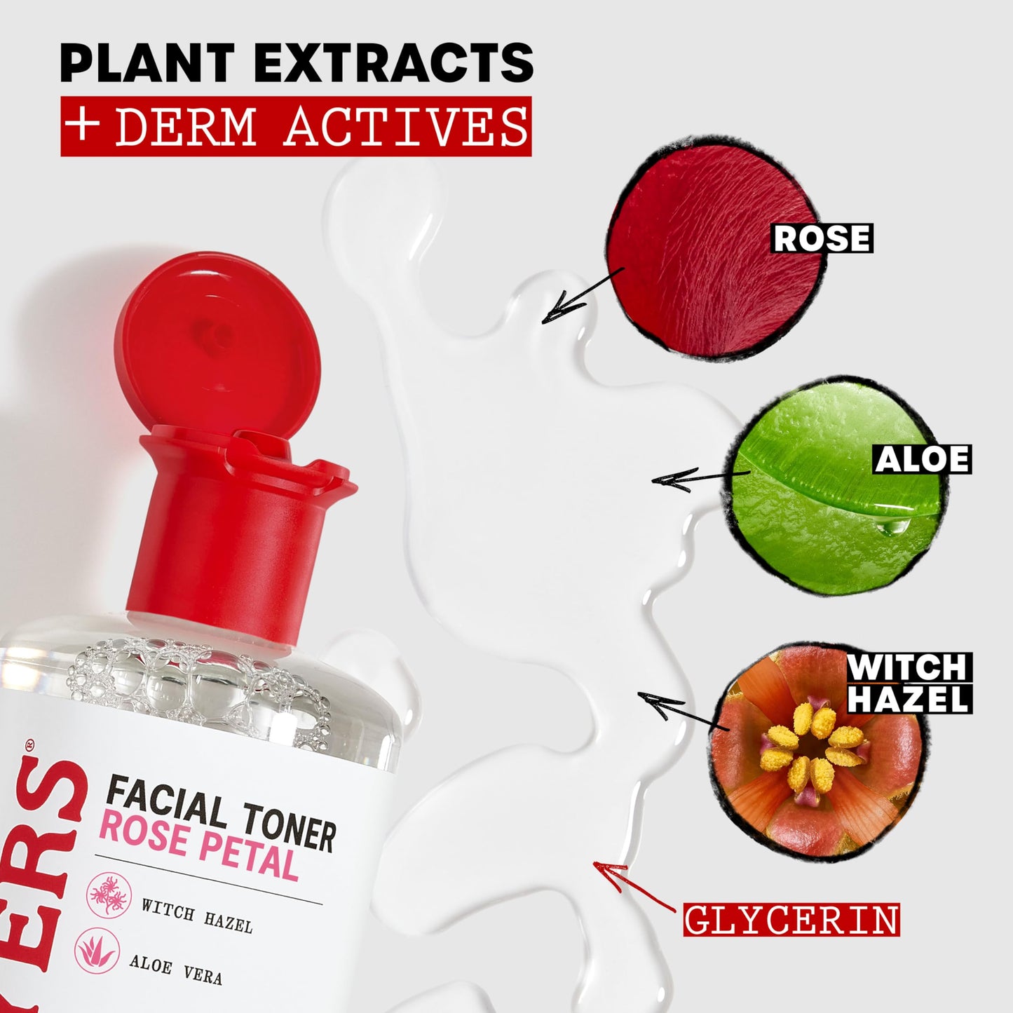 THAYERS Alcohol-Free Rose Petal Witch Hazel Facial Toner for Glowing Skin, Soothing, Hydrating, Refreshing Toner for Normal and Combination Skin, 3oz Beauty and Personal Care THAYERS