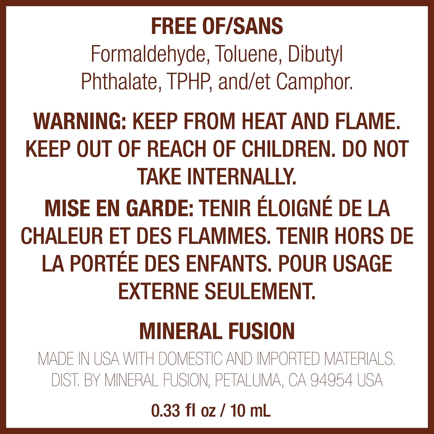 Mineral Fusion Cuticle Treatment, 0.33 Ounce (Packaging May Vary)