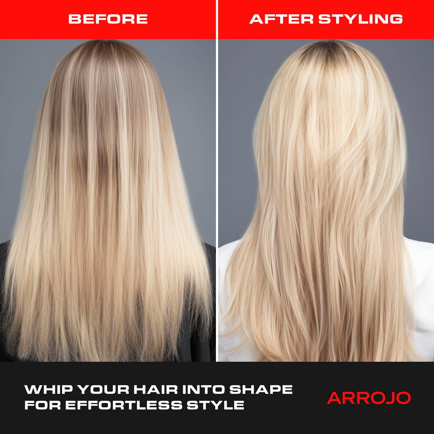 ARROJO Cream Whip - 5.5 Fl Oz - Conditioning Leave-In Hair Styling Cream for Wavy or Dry Hair, Sulfate & Sodium-Chloride Free, Antioxidant