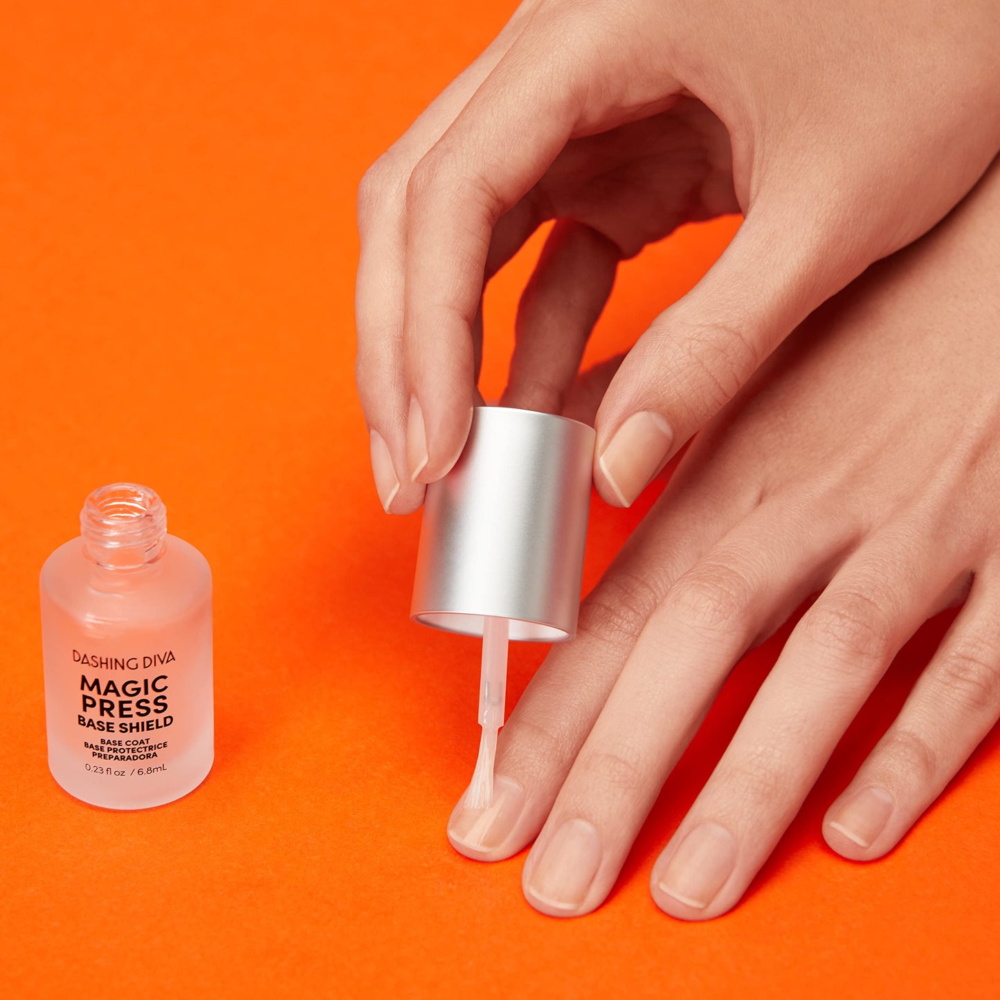 Dashing Diva Red Therapy Magic Press Base Shield - Protective Base Coat for Press On Nails - Prolongs Wear, Protects Nail - 0.23 Fl Oz Beauty & Personal Care Dashing Diva