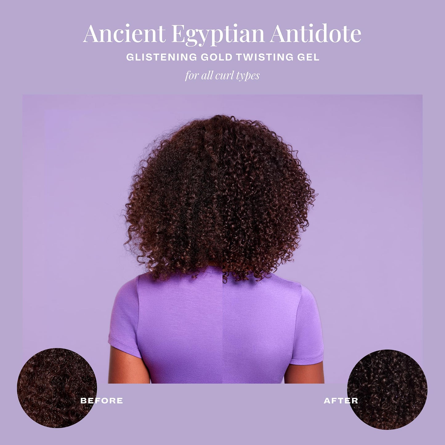 The Mane Choice Ancient Egyptian Anti-Breakage & Repair 24 Karat Gold Twisting Hair Gel, Definition & Shine Braid Gel for Dry, Damaged, Color or