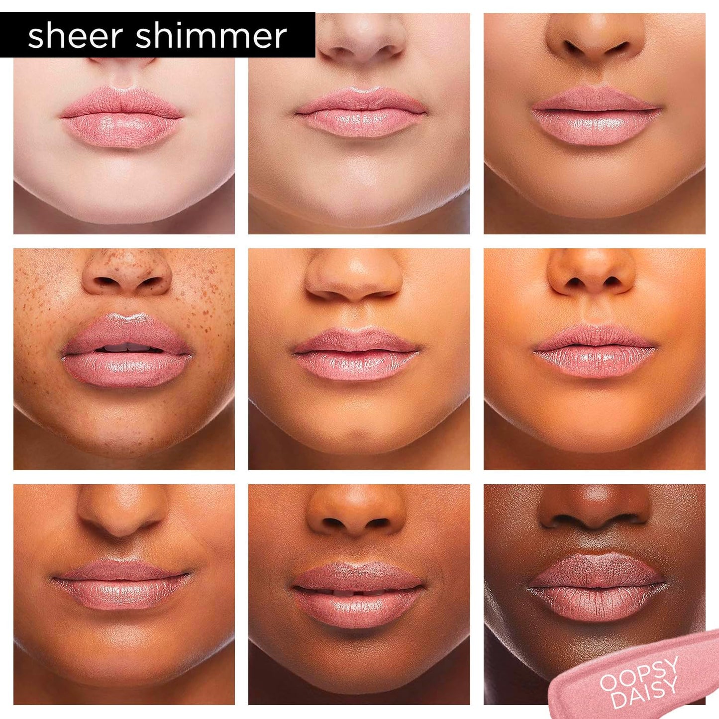 Pure Illumination Light-Up Lip Gloss with LED-Lit Applicator Brush + Side Mirror, Non-Sticky, Moisturizing Hydrating Lip Glosses with Lanolin, Jojoba