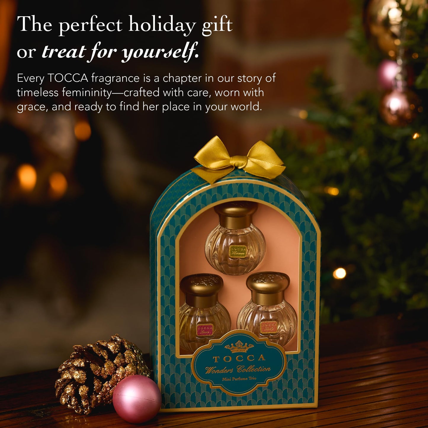 Tocca Wonders Collection Mini Perfume Gift Set ($45 Value) - Trio Includes Florence, Lucia and Laila, 5 ml Each Perfume Dabbers