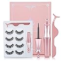 Magnetic Eyelashes, False Eyelashes Magnetic Eyelashes with Eyeliner Natural Look with Eyeliner?4pairs?