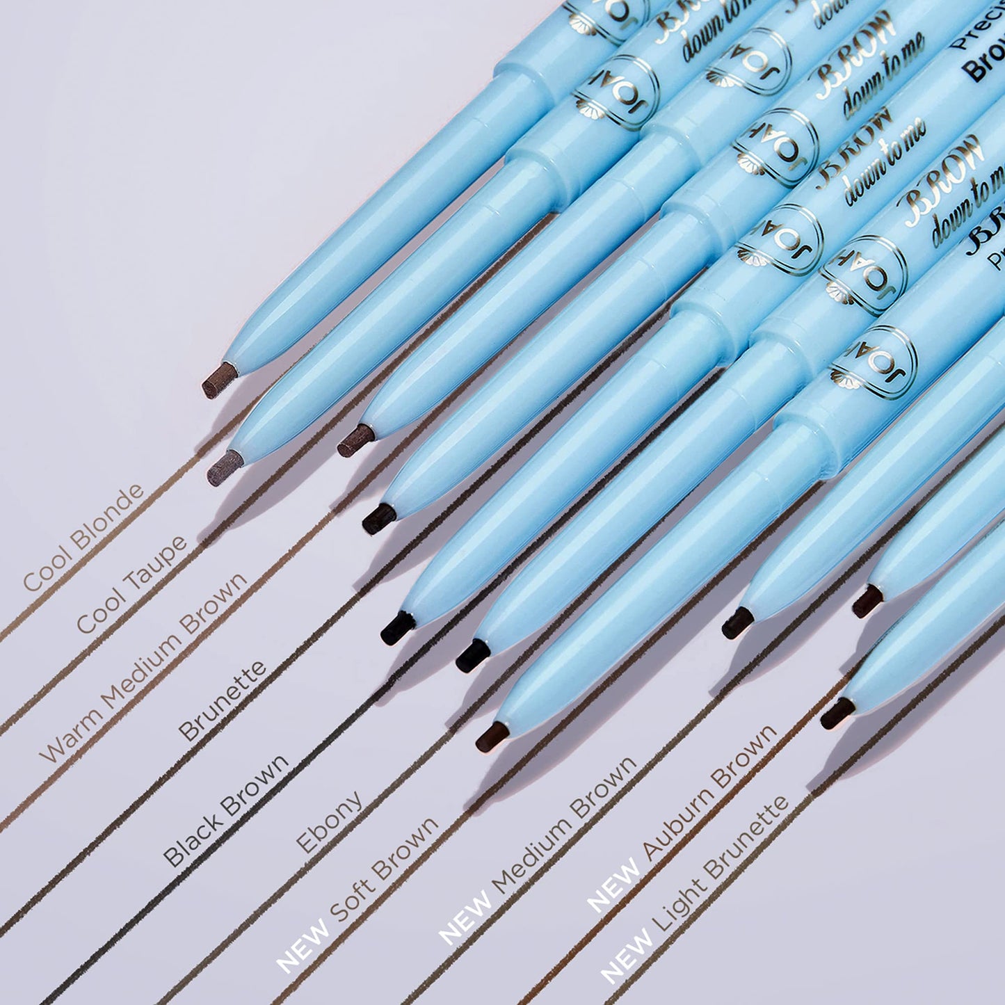 JOAH Brow Down To Me Precision Brow Pencil with Built-In Spoolie, Cool Blonde
