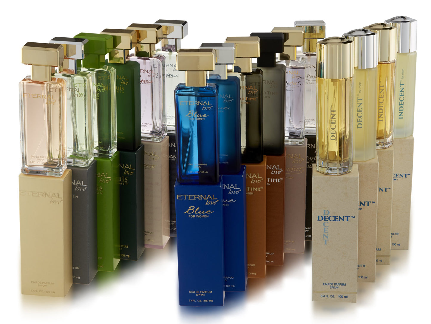 Eternal Love Indecent for Women - Long Lasting Eau de Parfum Spray -Unique Gourmand Floral Fragrance with Peach & White Florals - Sophisticated Scent