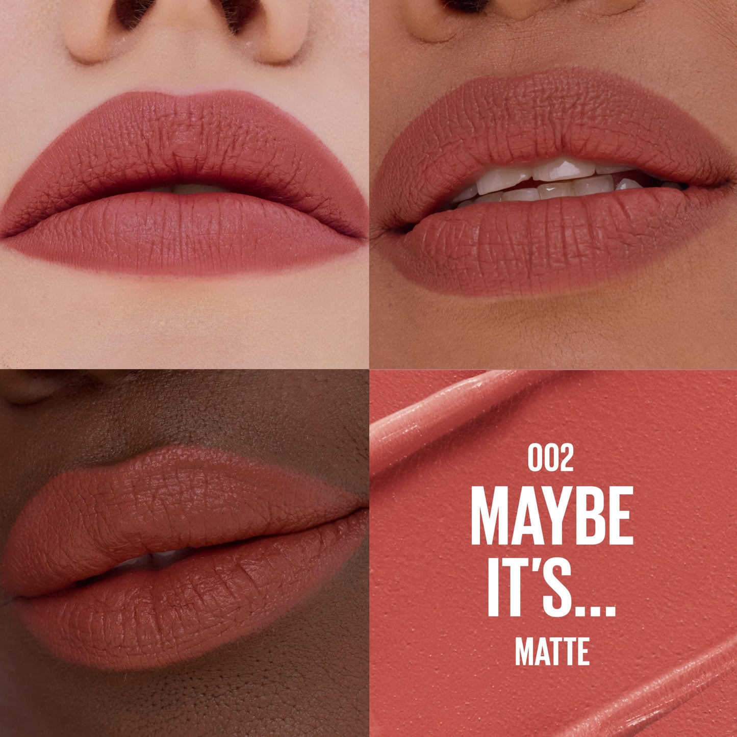 MAYBELLINE Serum Lipstick, Hydrating Lip Makeup with 8HRs of Lip Plumping Moisture with Hyaluronic Acid + Oil Blend, Maybe It's... (Terracotta Rose