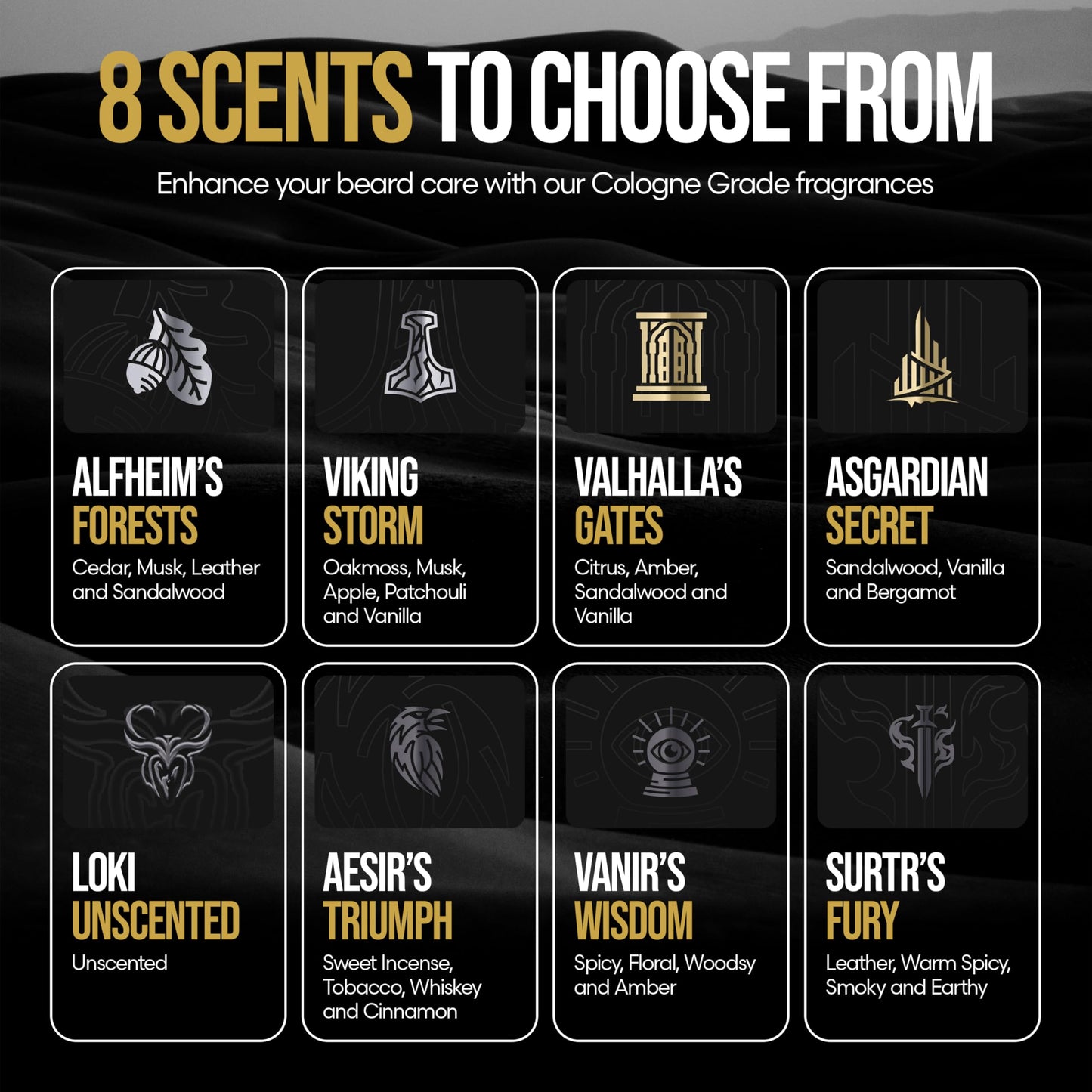 The Beard Struggle - Radiance Beard Wash & Conditioner Bundle - Silver Collection - Pack of 2, Viking Storm - Nourish, Cleanse, Softens, & Strengthens Beauty and Personal Care The Beard Struggle