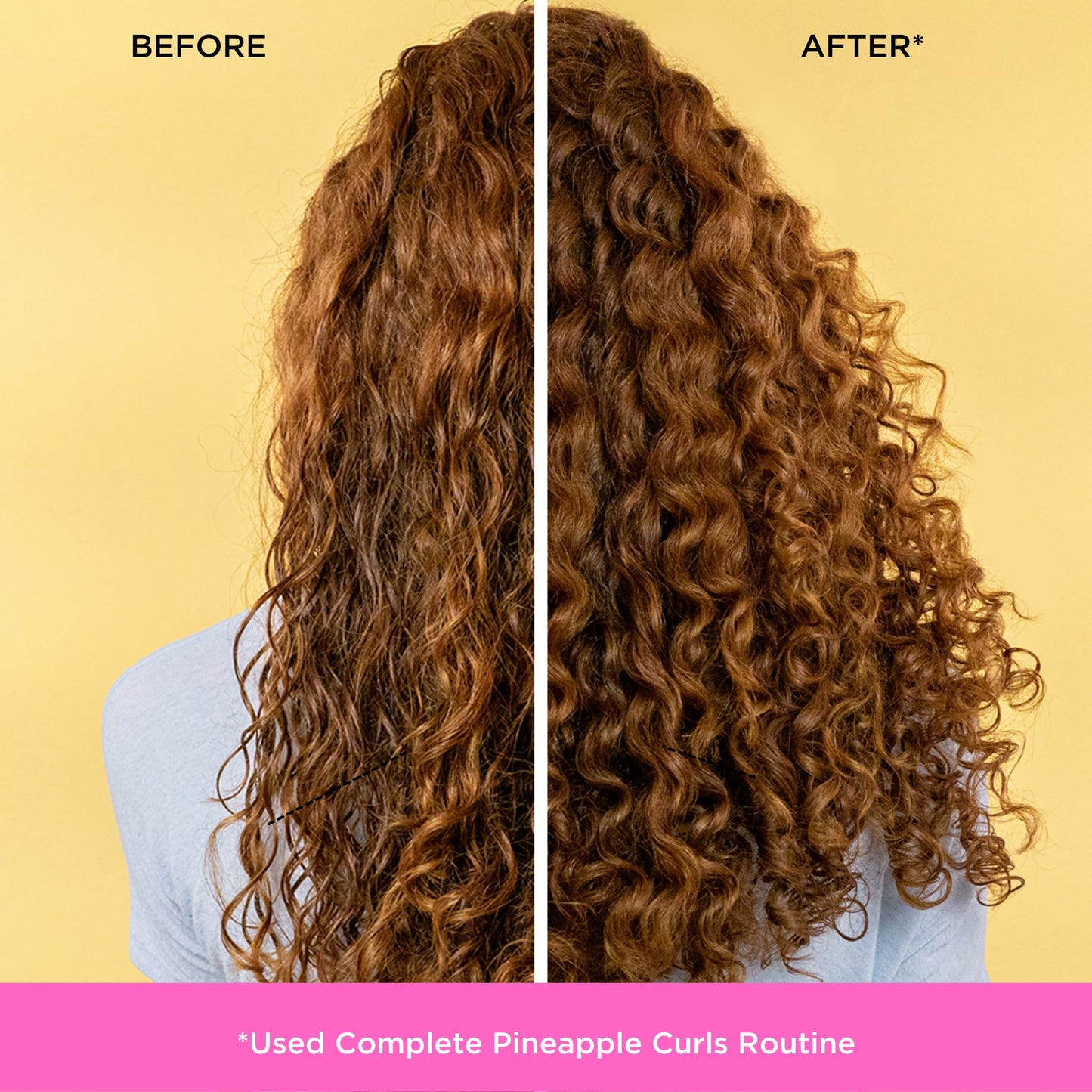 Pacifica Pineapple Swirl Curl Defining Cream - Curl Cream for Curly Hair, Curly Hair Products with Coconut Oil and Hyaluronic Acid, Styling for Bouncy