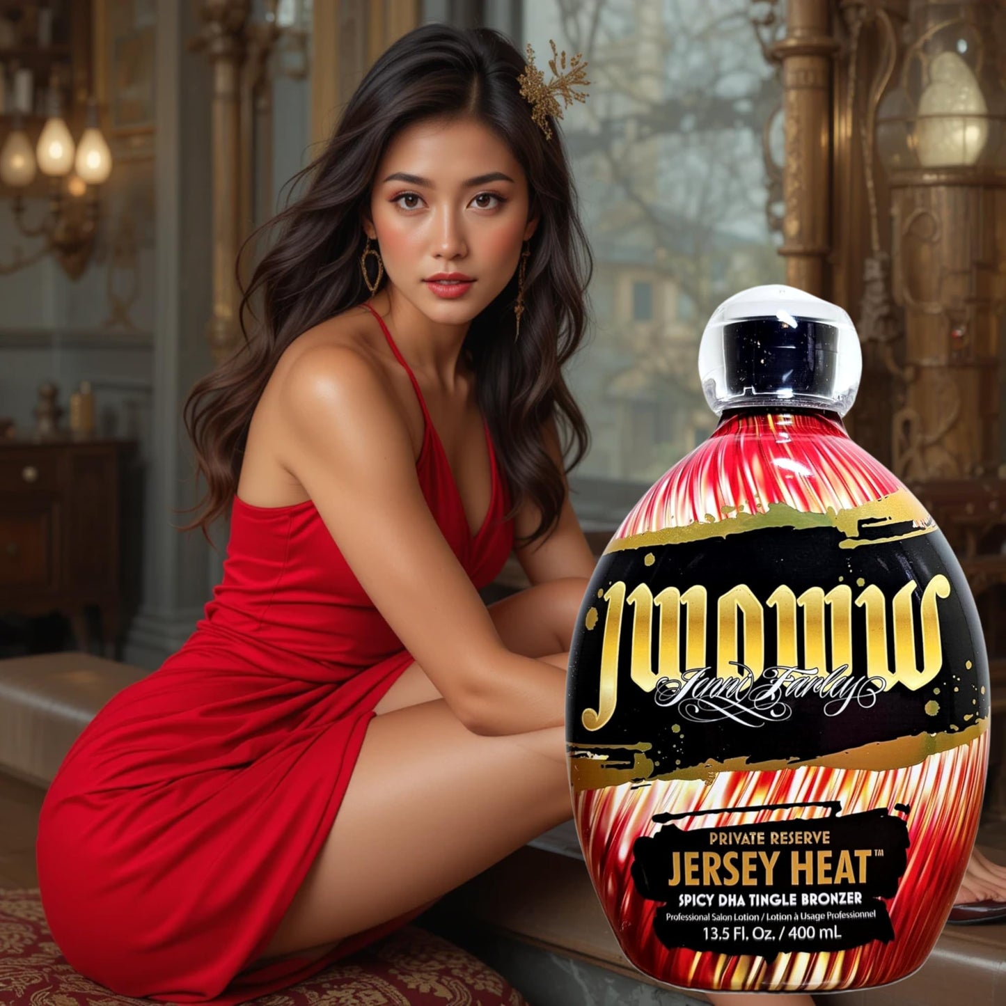Australian Gold Jwoww Jersey Heat Hot Tingle DHA Bronzer Tanning Bed Lotion 13.5 ounces