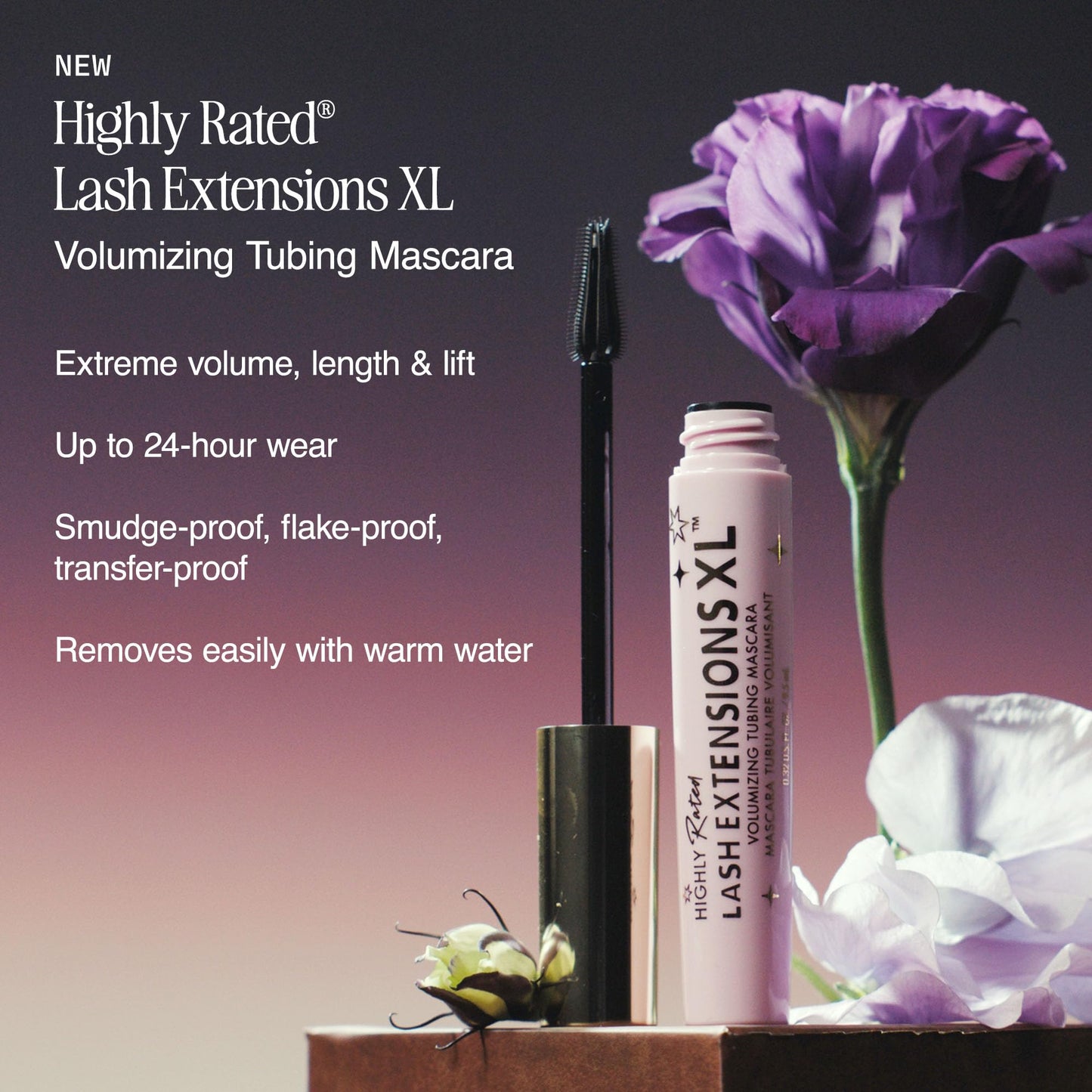 Milani Highly Rated Lash Extensions XL Volumizing Tubing Mascara - Extreme Volume Length and Lift - Black - 24 Hour Wear - 1 Count Beauty and Personal Care Milani