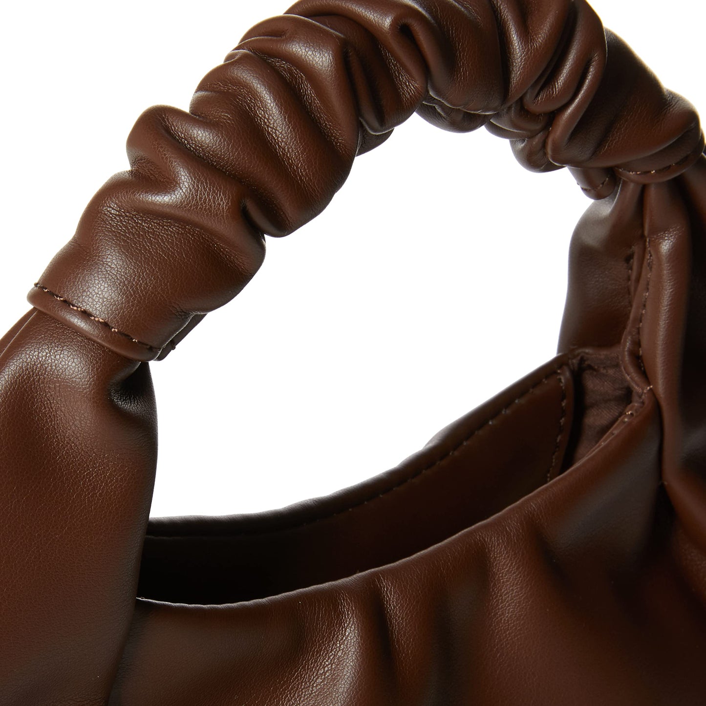 The Drop Women's Addison Soft Volume Top Handle Bag, Chocolate, One Size