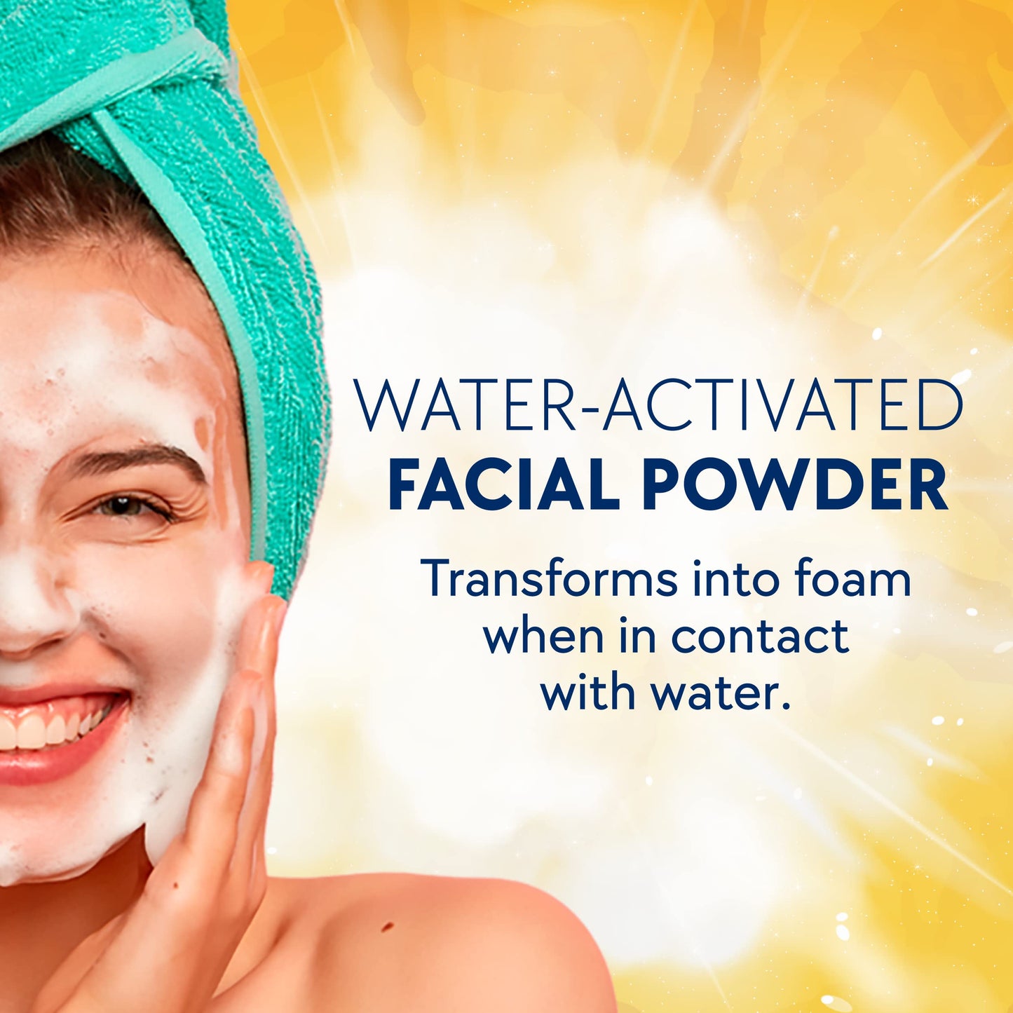 Asepxia Facial Cleanser Powder, Non-Abrasive Exfoliating Face Wash with Natural Pineapple Enzyme, Gentle Water-Activated Foaming Lather for Oily Skin