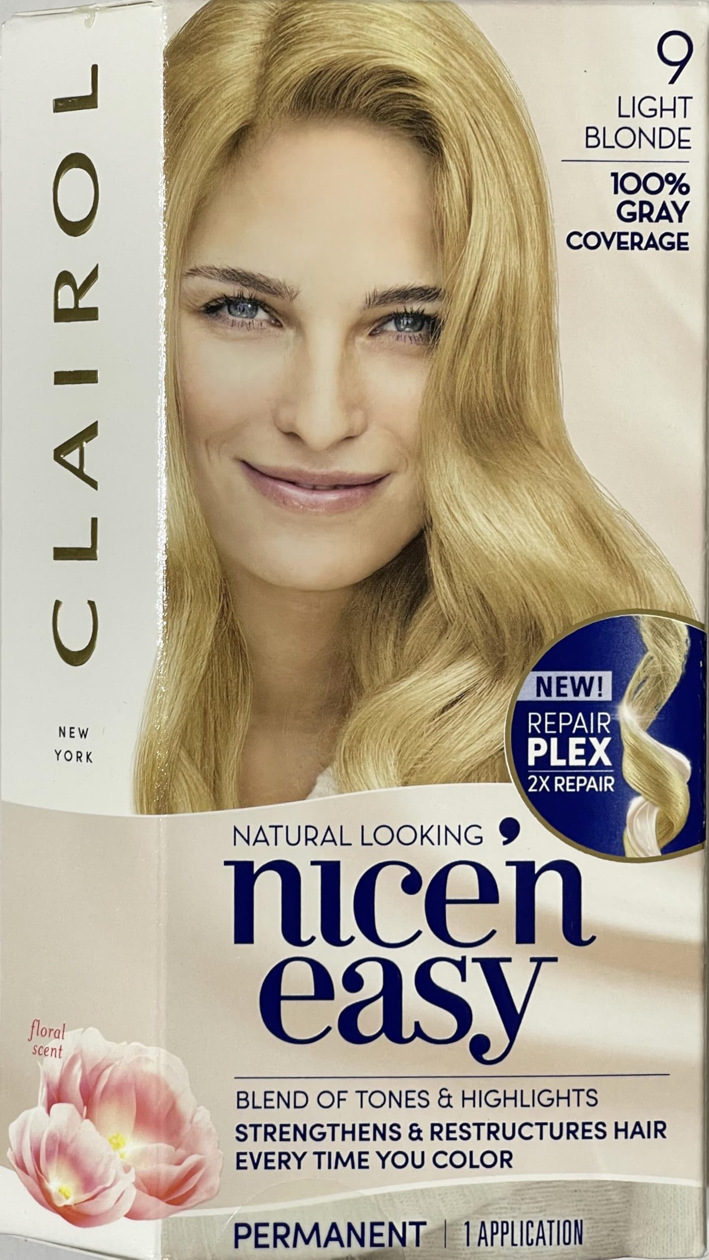 Clairol Nice 'n Easy Permanent Color [9] Light Blonde 1 Kit