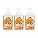 South Of France SoF Hydrating Foaming Hand Wash - With Organic Agave Nectar & Coconut Oil- Vegan & Non GMO- Free From Phthalates, Sulfates & Parabens