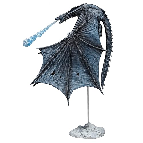 McFarlane Toys Game of Thrones Viserion Ice Dragon Deluxe Box, Blue
