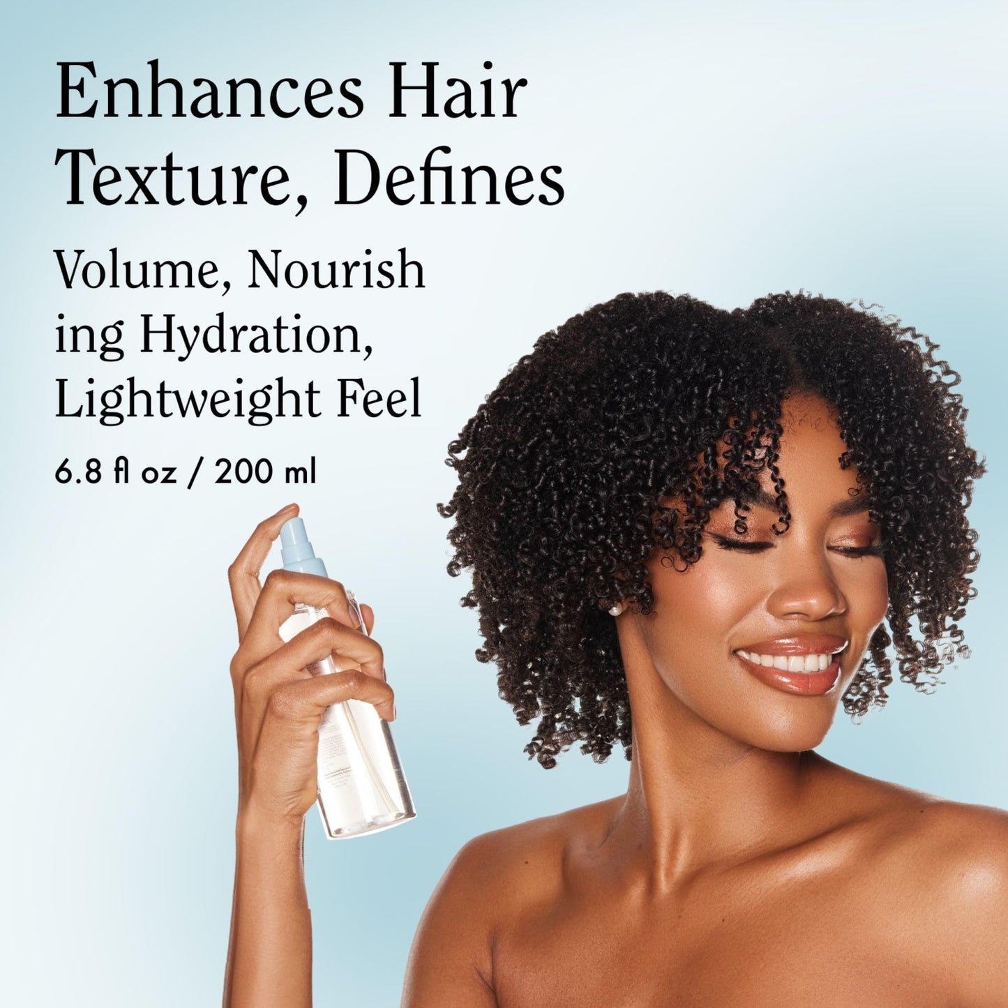 Rizos Curls Beach Waves Texturizing Salt Spray, Enhance Texture & Volume, Nourish and Enhance Definition with Blue Agave Extract, Red Algae & Prickly