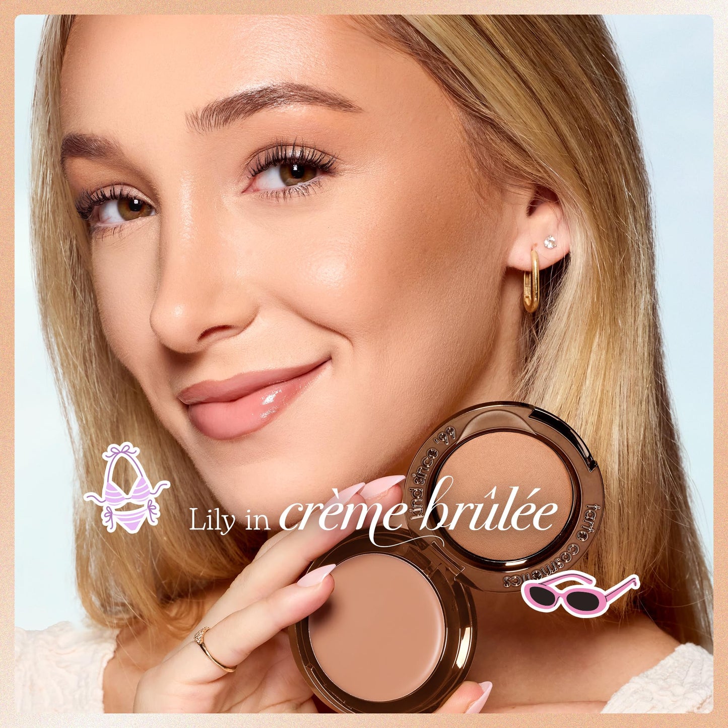 tarte macaron sculpt & bronze duo - 2-in-1 Cream + Baked Powder Bronzer, Contour Powder Face Makeup, Peptides and Hyaluronic Acid Hydrates & Plumps