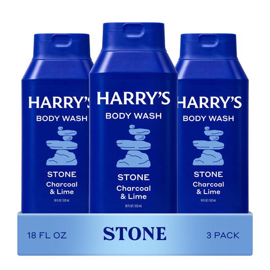 Harry's Men's Body Wash - Stone - (3 Pack) 18 fl oz - Shower Gel for Men - No Parabens, Sulfates, or Dyes Beauty & Personal Care Harry's