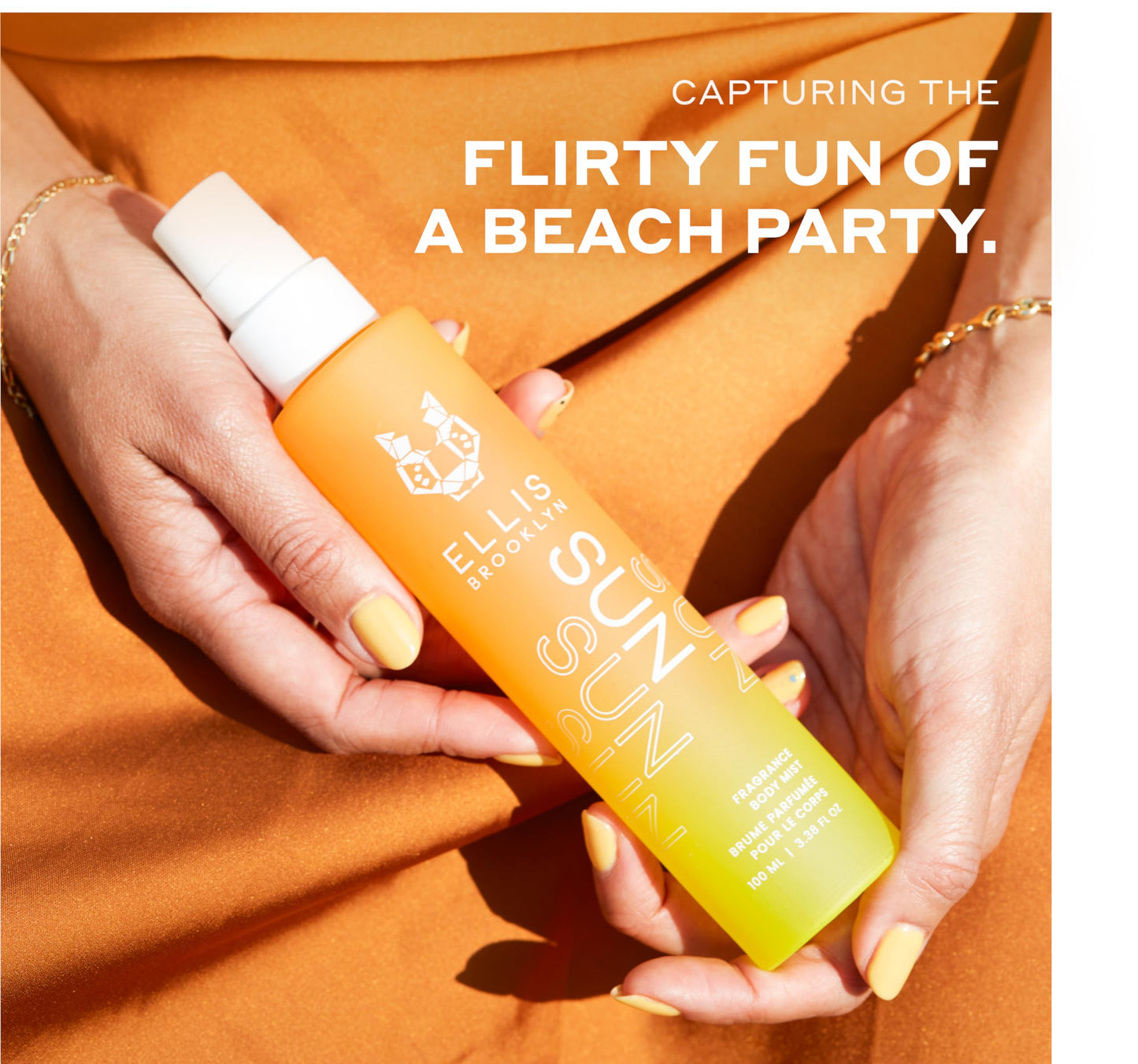 Ellis Brooklyn SUN Fragrance Mist - Rich Floral Perfume with Italian Mandarin, Orange Flower Water, & Cedarwood, Vegan Perfume Mist, Made In The USA Beauty & Personal Care Ellis Brooklyn