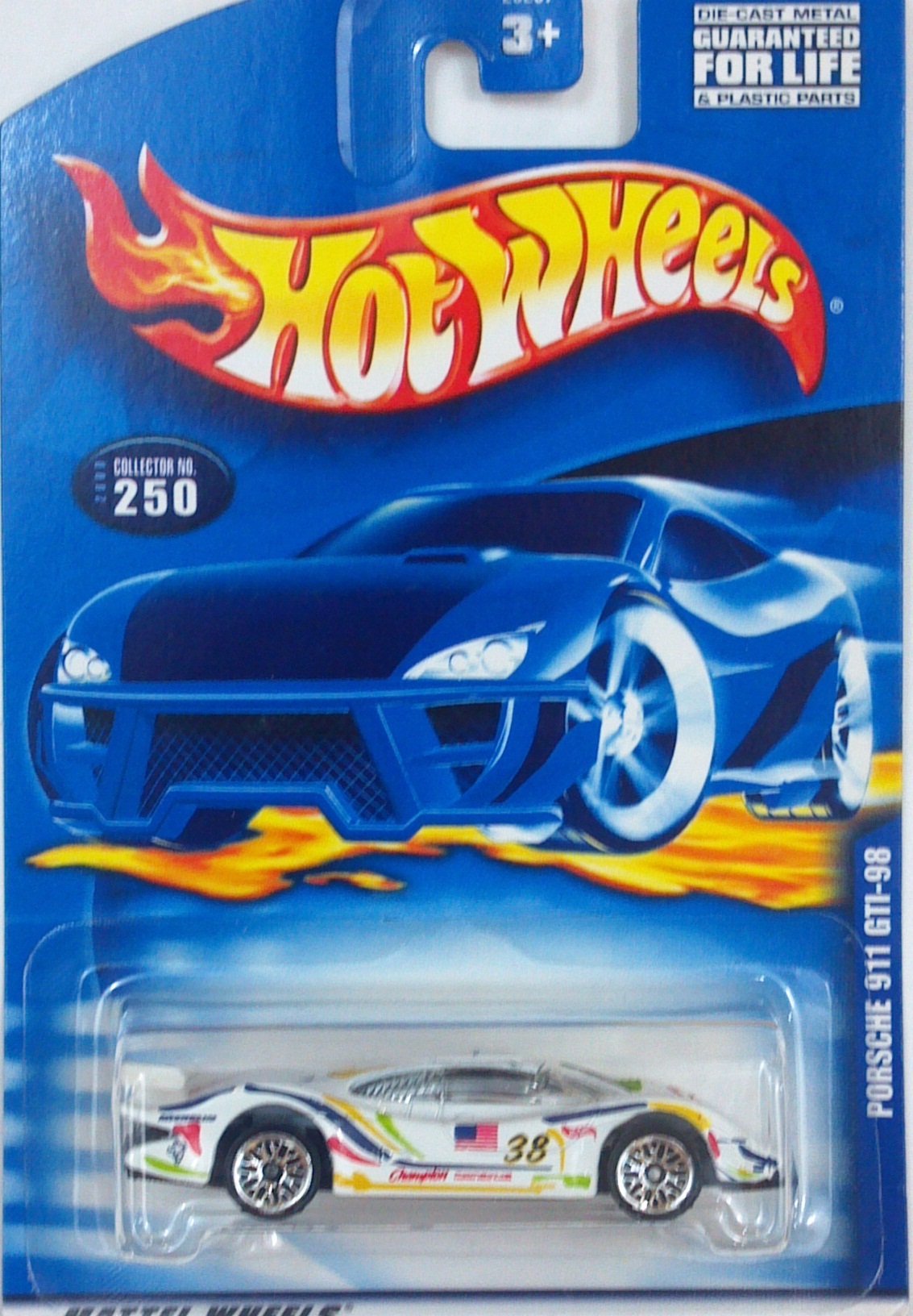 Hot Wheels Porsche 911 GTI-98 #250 Year: 2001