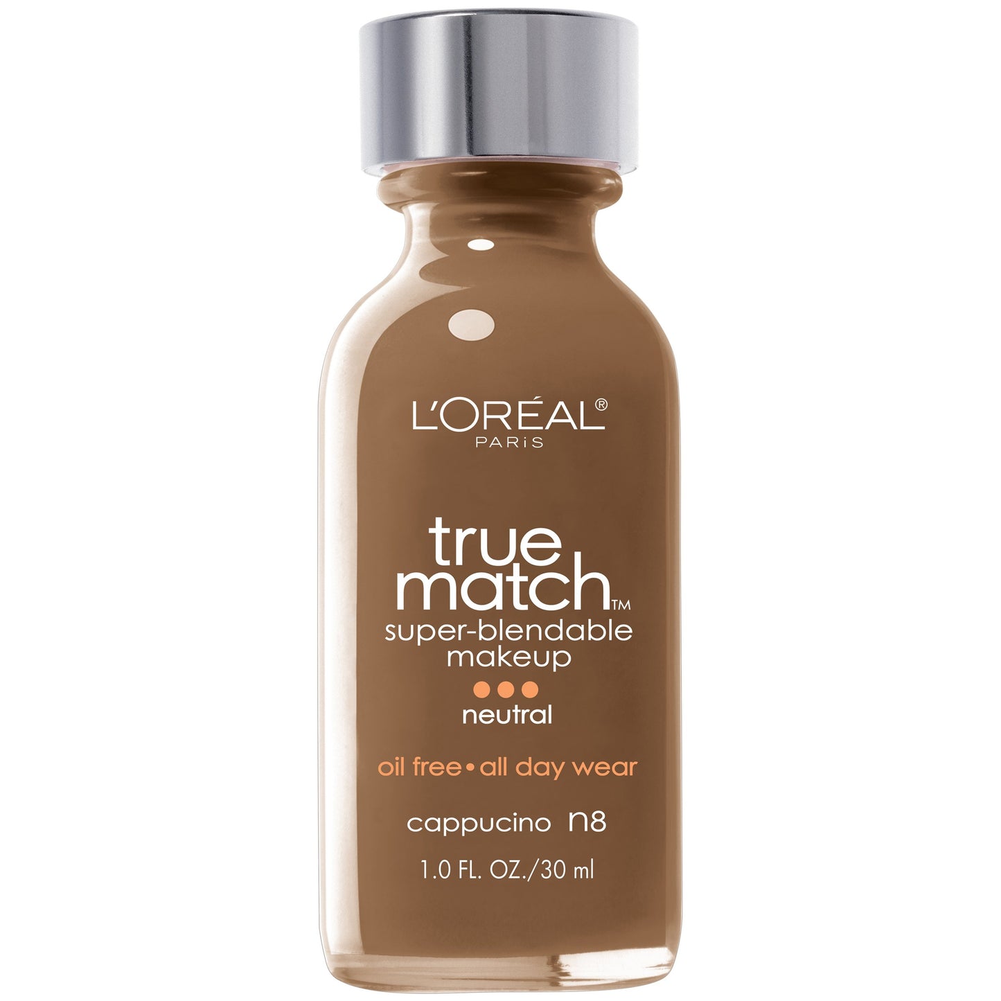 L'Oréal Paris True Match Super-Blendable Makeup, Cappuccino, 1 fl. oz.