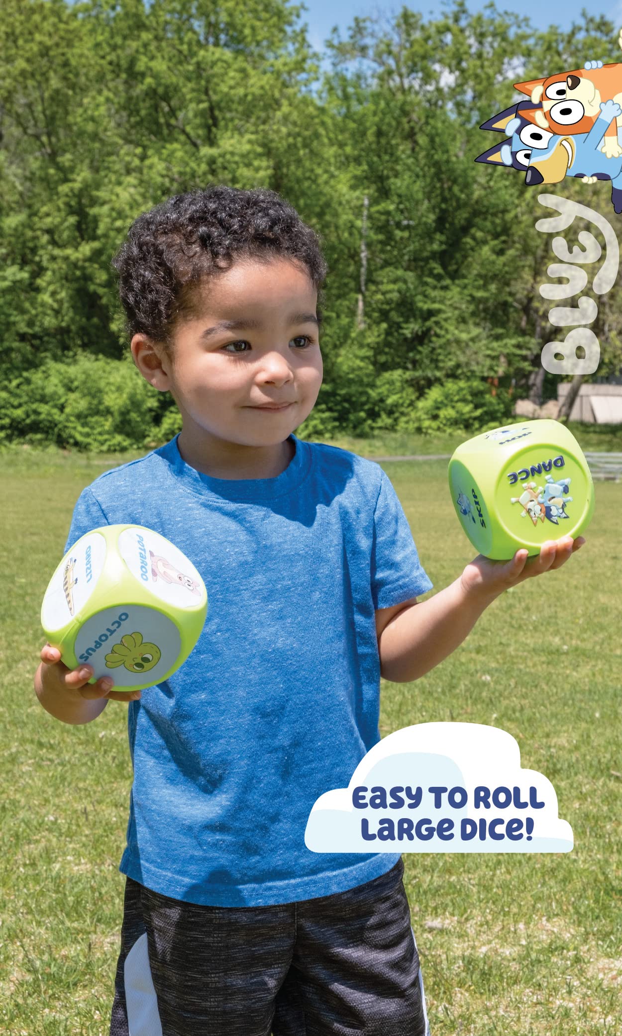 BLUEY Wackadoo Dice Imagination Act Out The Action Game | Family Game Night for All Ages | Creative and Engaging Fun for All Featuring Bluey and…