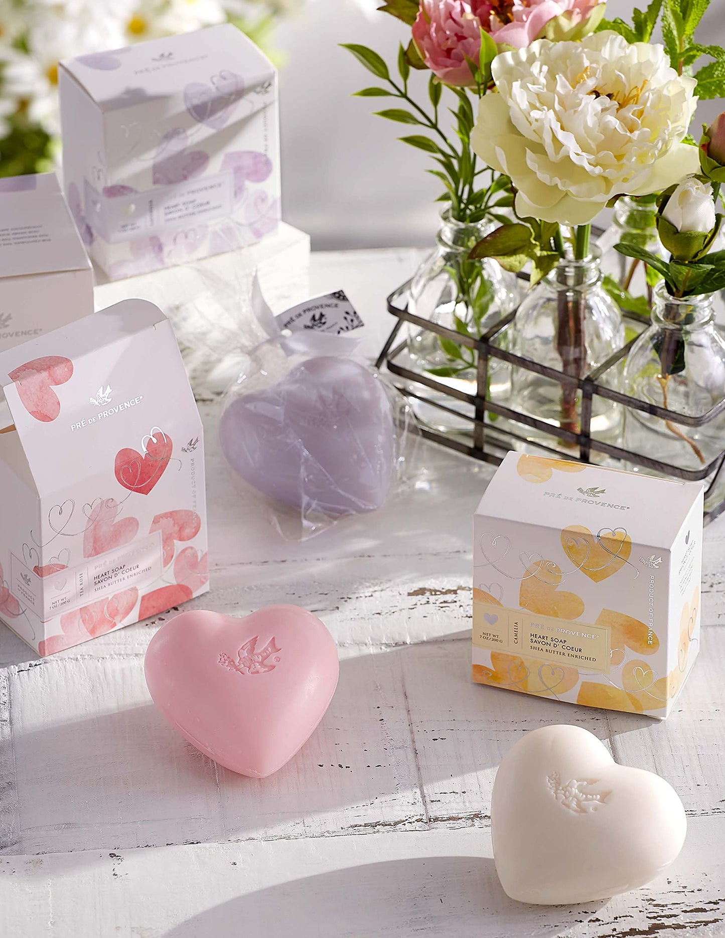 Pre de Provence Heart Shaped Gift Soap, 200 Gram, Camelia (6282) Beauty & Personal Care Pre de Provence