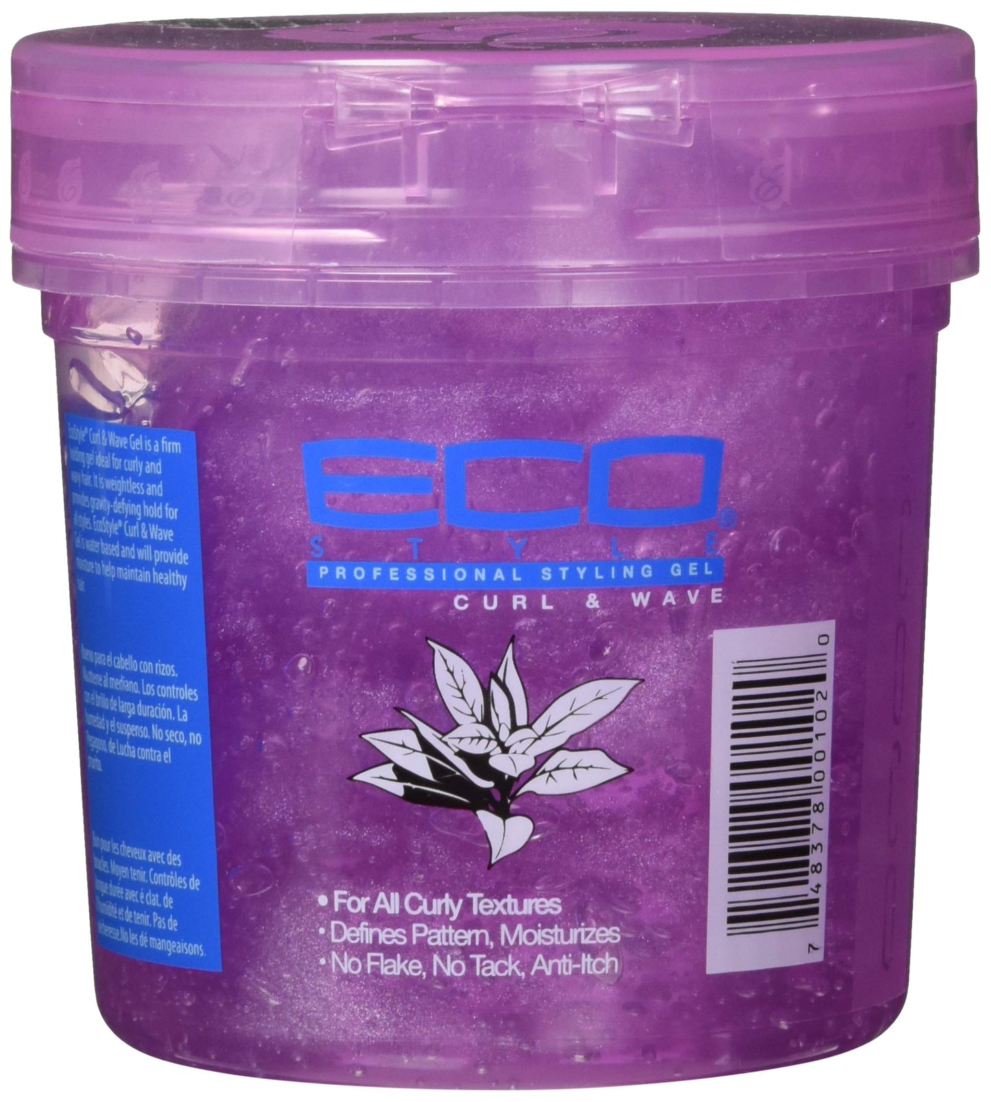 ECOCO EcoStyler Styling Gel, Curl and Wave, 16 oz (Pack of 6)