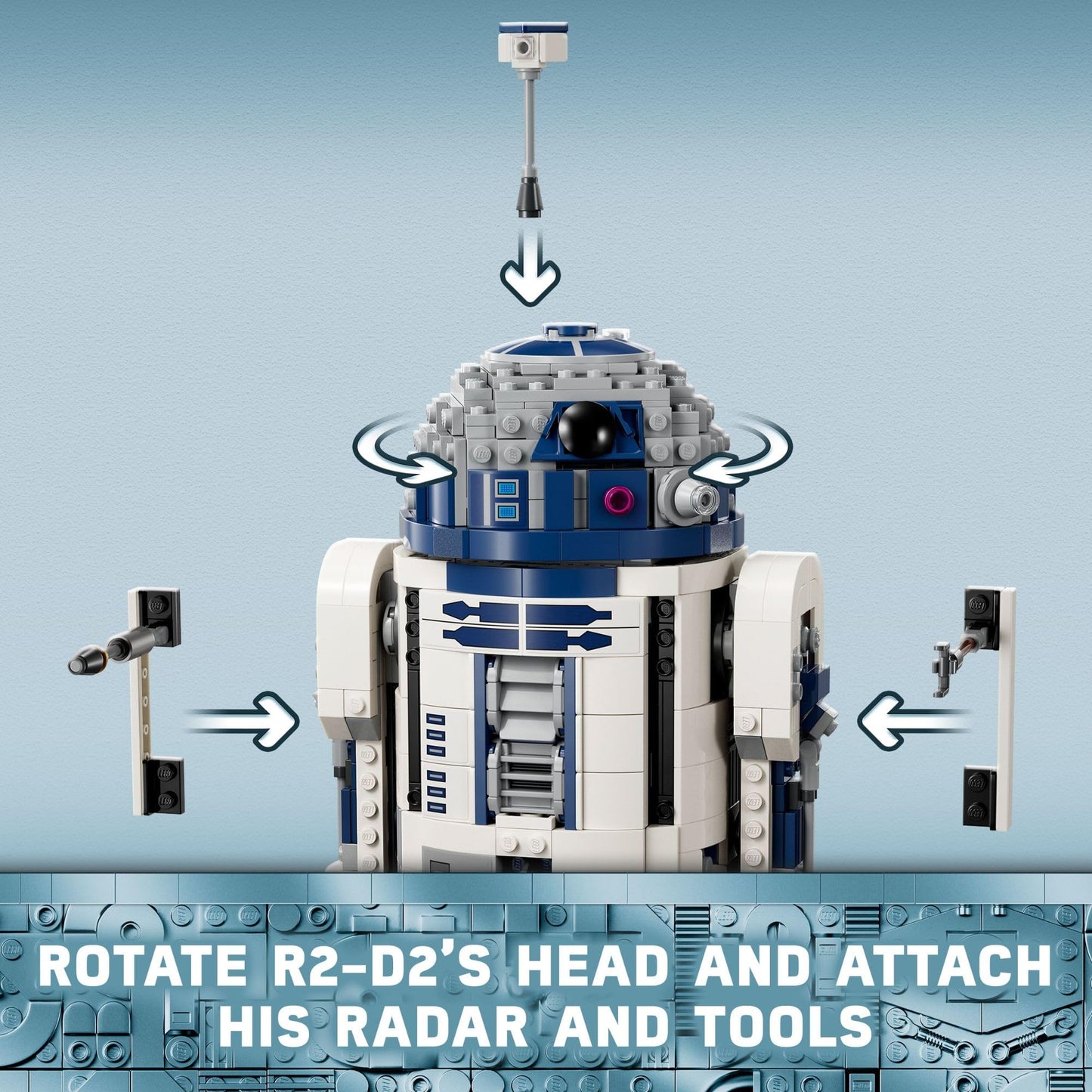 LEGO Star Wars R2-D2 Building Toy Set 75379 with 25th Anniversary Darth Malak Minifigure, Display or Play Model for Kids Ages 10+
