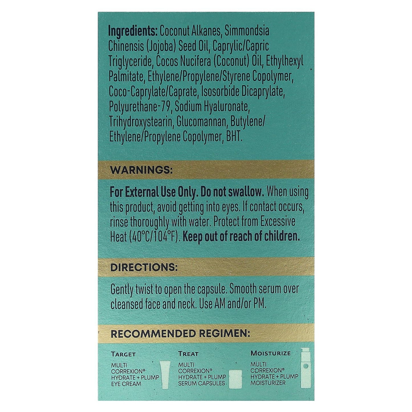 Multi Correxion, Hydrate + Plump, Night Serum Capsules, Fragrance-Free, 30 Biodegradable Capsules, RoC Y