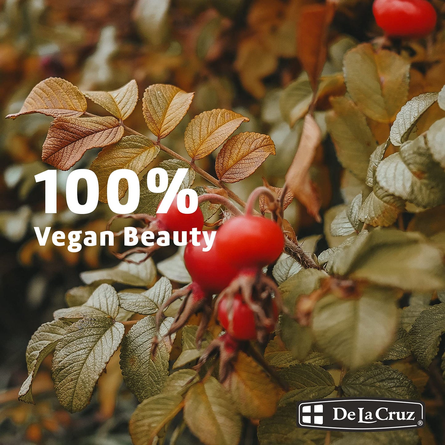 De La Cruz Rosehip Oil, 100% Pure Unrefined Cold-Pressed Chilean Rosehip Seed Oil, Moisturizer To Reduce Fine Lines, Wrinkles 1Fl Oz