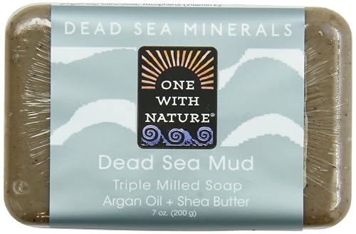 One With Nature Soap, Dead Sea Mud, 7 Ounce (Pack of 36)
