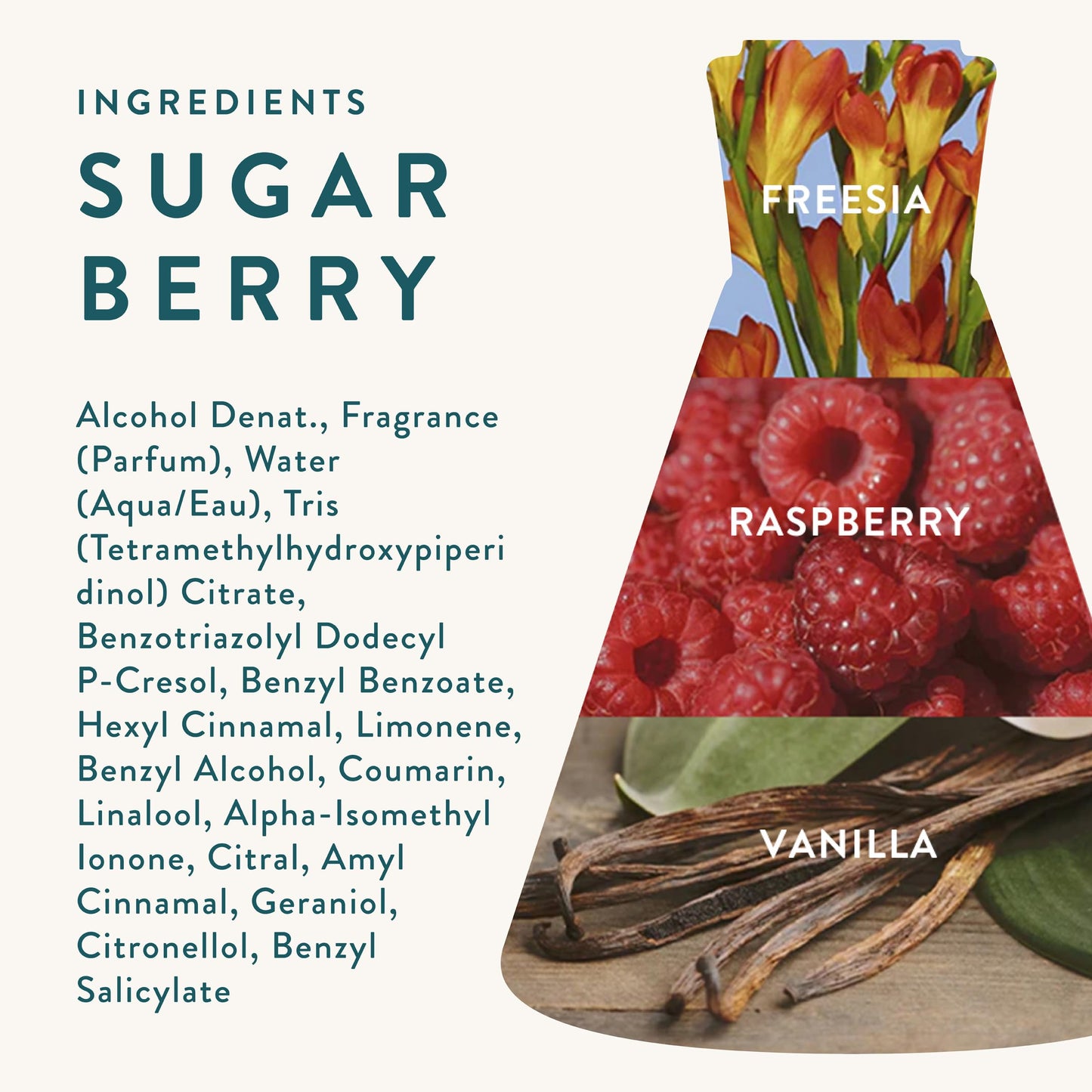 Good Chemistry Sugar Berry Eau de Parfum 1.7 fl oz - Long-Lasting Perfume with Freesia, Raspberry, & Vanilla - Sweet, Clean & Vegan