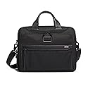 TUMI - Alpha Organizer Brief - Laptop Briefcase for Commute or Travel - Fits Up to 15" Laptop - Removable Shoulder Strap - Black