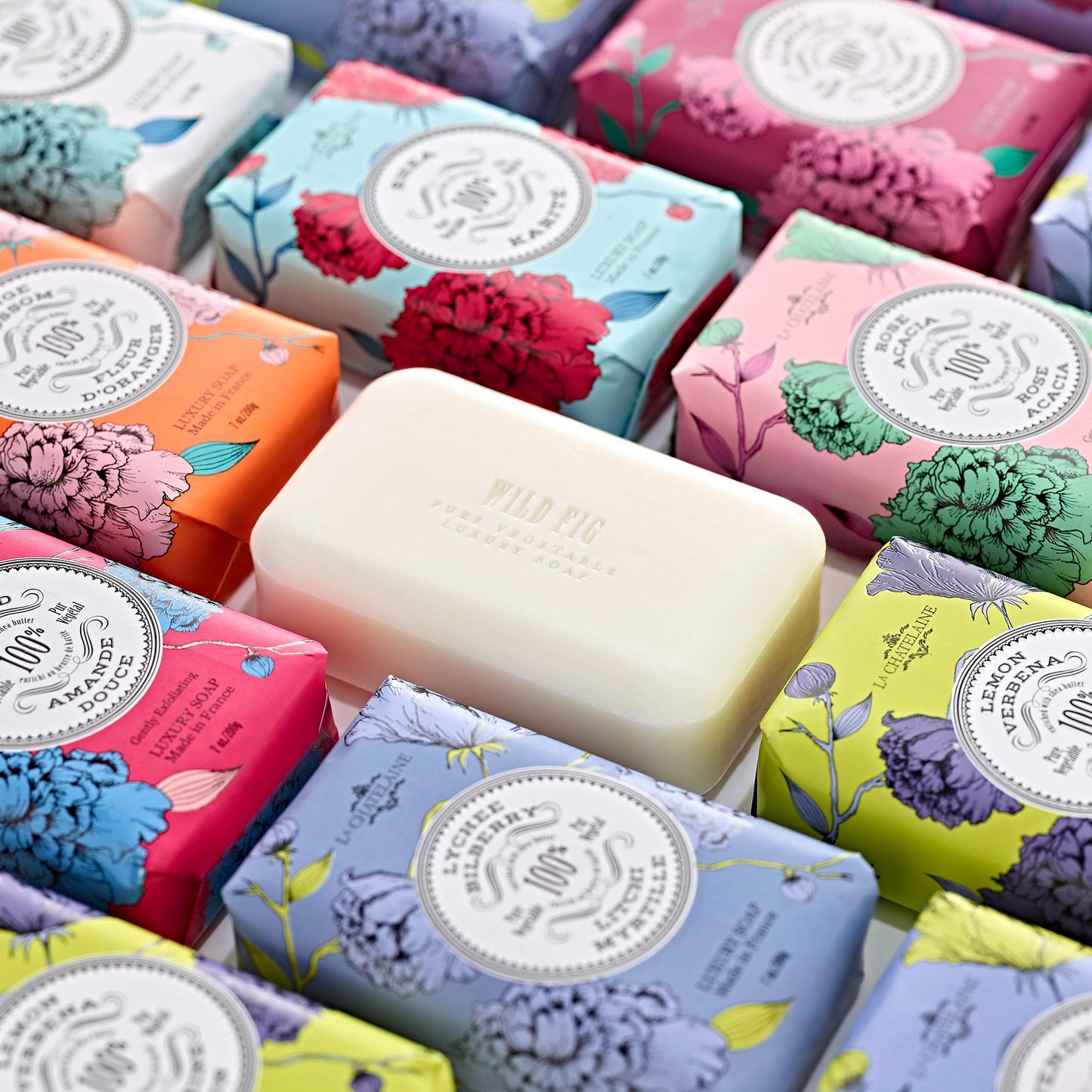 La Chatelaine Luxury French Bar Soap | Natural Shea Butter Formula (Lavender, 7 oz) Beauty & Personal Care La Chatelaine