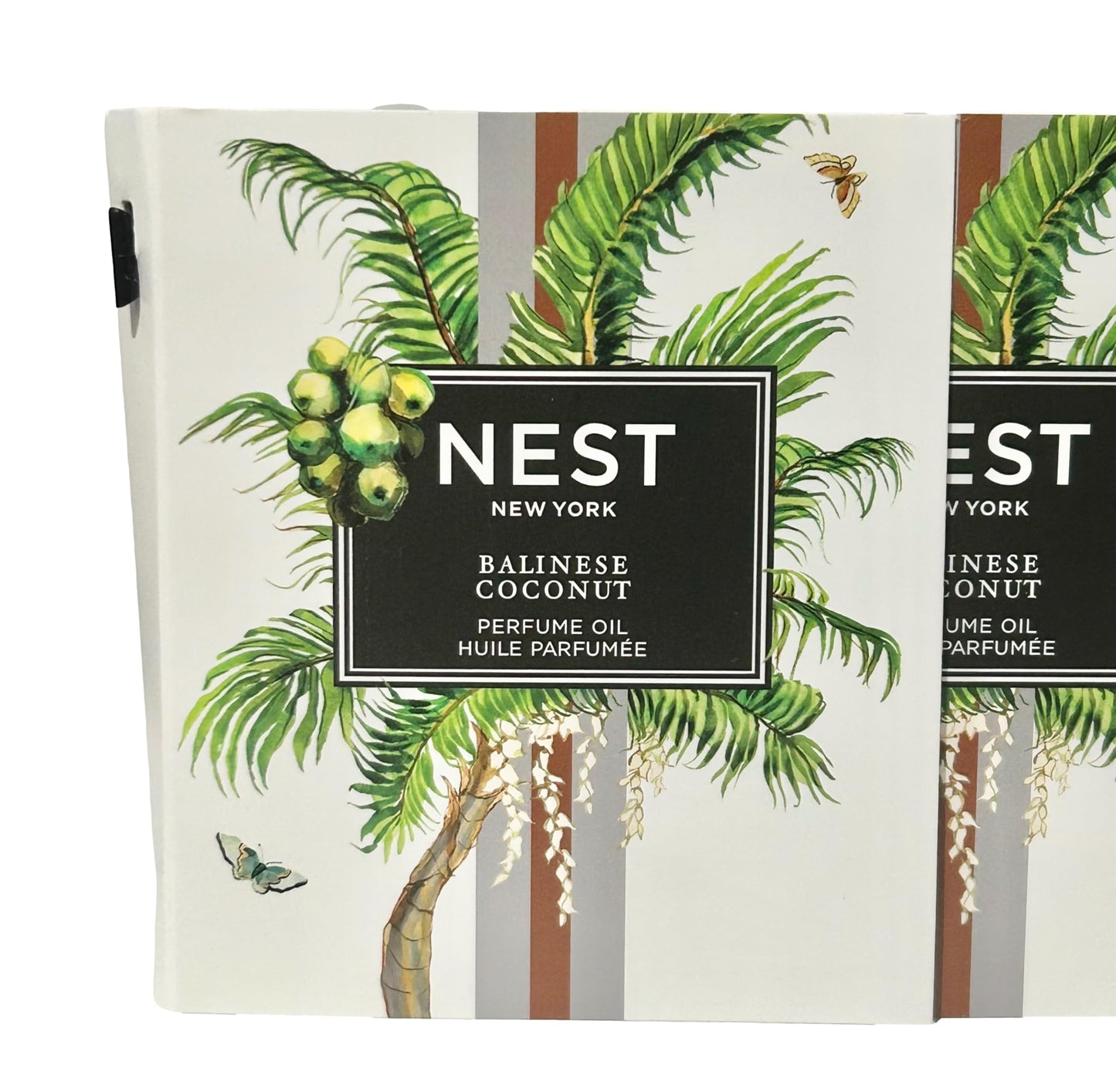 NEST Balinese Coconut Sample Perfume Oil Parfum 1.5 ml / 0.05 fl.oz - Vial SPLASH ON/DABBER Set of 3 Vials (3543)