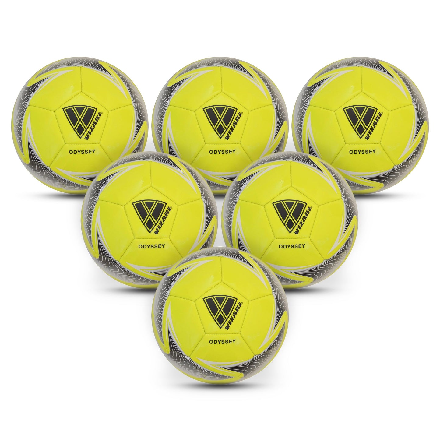 Vizari Soccer Ball Size 3,4,5 for Youth, Adults | Soccer Ball for Practice & Match, Indoor & Outdoor for Boys, Girls, Kids (Pack of 1, 6, 12)