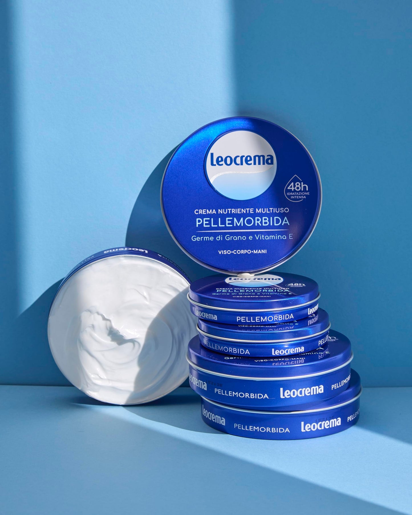 Leocrema:"Pellemorbida" Multipurpose Nourishing Cream with Vitamin E and Wheatgerm 150ml 5.07fl.oz [ Italian Import ]