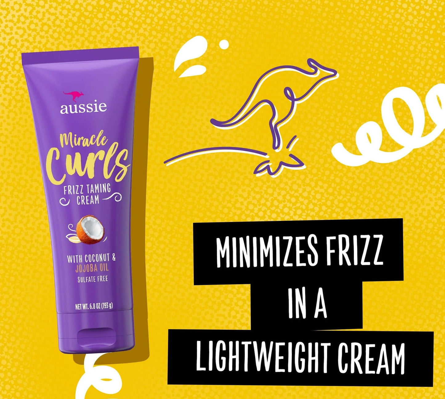 Aussie Hair Styling Variety Pack - Instant Volume Gel & Miracle Curls Cream, with Wavy & Curly Hair, Sulfate-Free, (2 Pack)