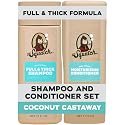 Dr. Squatch Full + Thick Men's Shampoo and Conditioner Set - For Fuller, Thicker-Looking Hair - Natural Shampoo and Conditioner for Men - Coconut