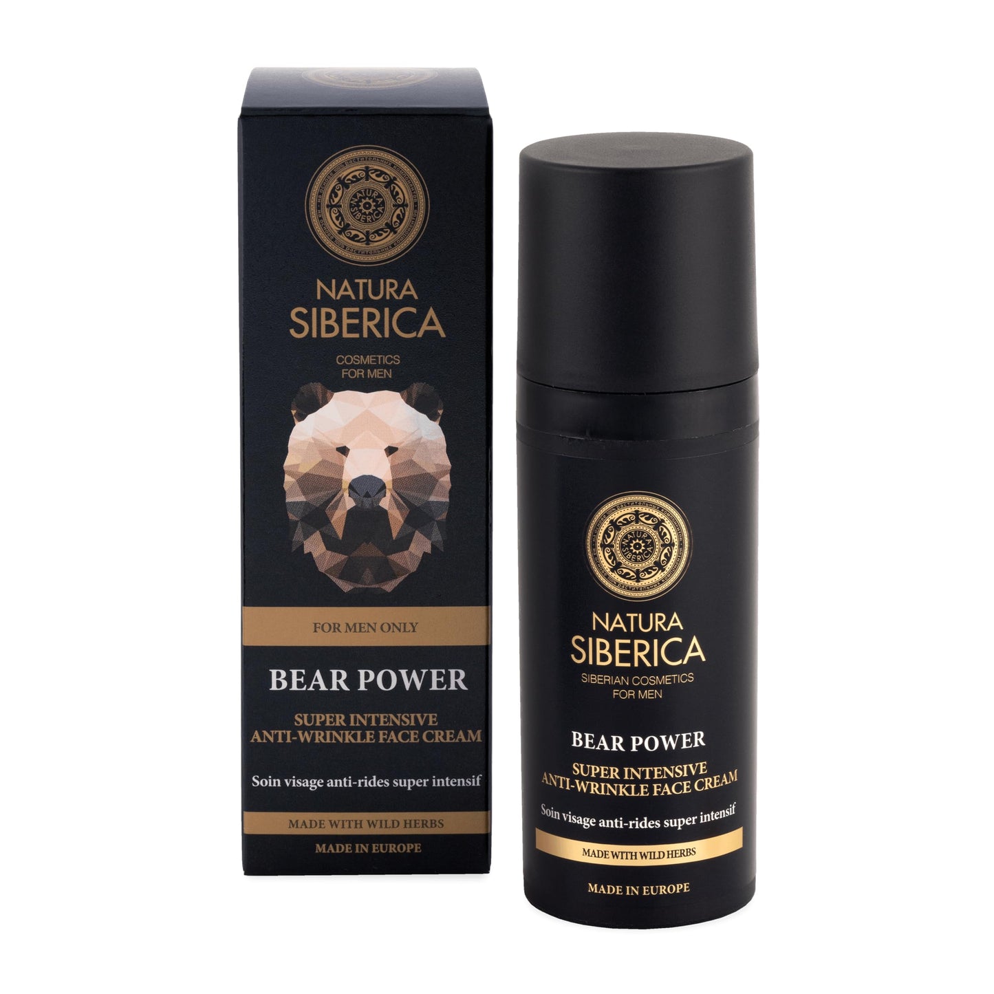 Natura Siberica For Men Only Bear Super Intensive Power Anti-Wrinkle Face Cream 50Ml