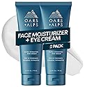Oars + Alps Face Moisturizer and Eye Cream, Face Lotion with Aloe Leaf Juice and Vitamin E, Long Lasting, Hydrating Cream, TSA Friendly, 2.5 Fl Oz, 2