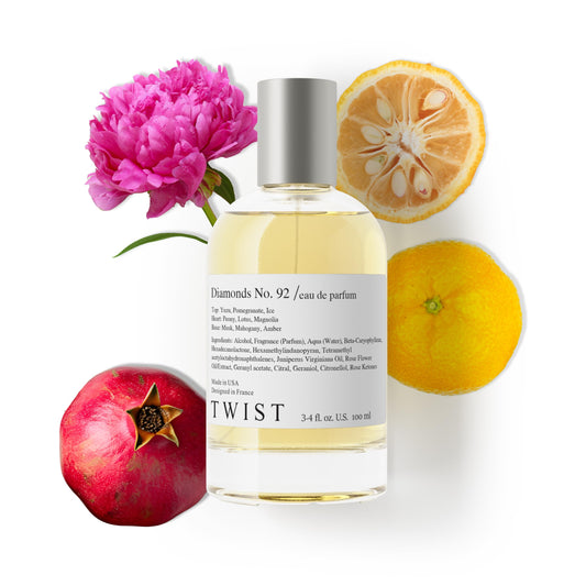 Twist Diamonds No. 92 - Eau De Parfum Inspired by Ver. Bright Crystal EDP, Long-Lasting Perfume For Women, Fruits & Magnolia, Clean Ingredients Beauty & Personal Care HOUSE OF TWIST