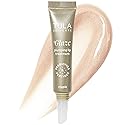 TULA Skin Care Glaze Plumping Lip Treatment, Shade Maple - Hydrating & Glossy Lip Balm with Hyaluronic Acid & Peptides, 0.28 oz.