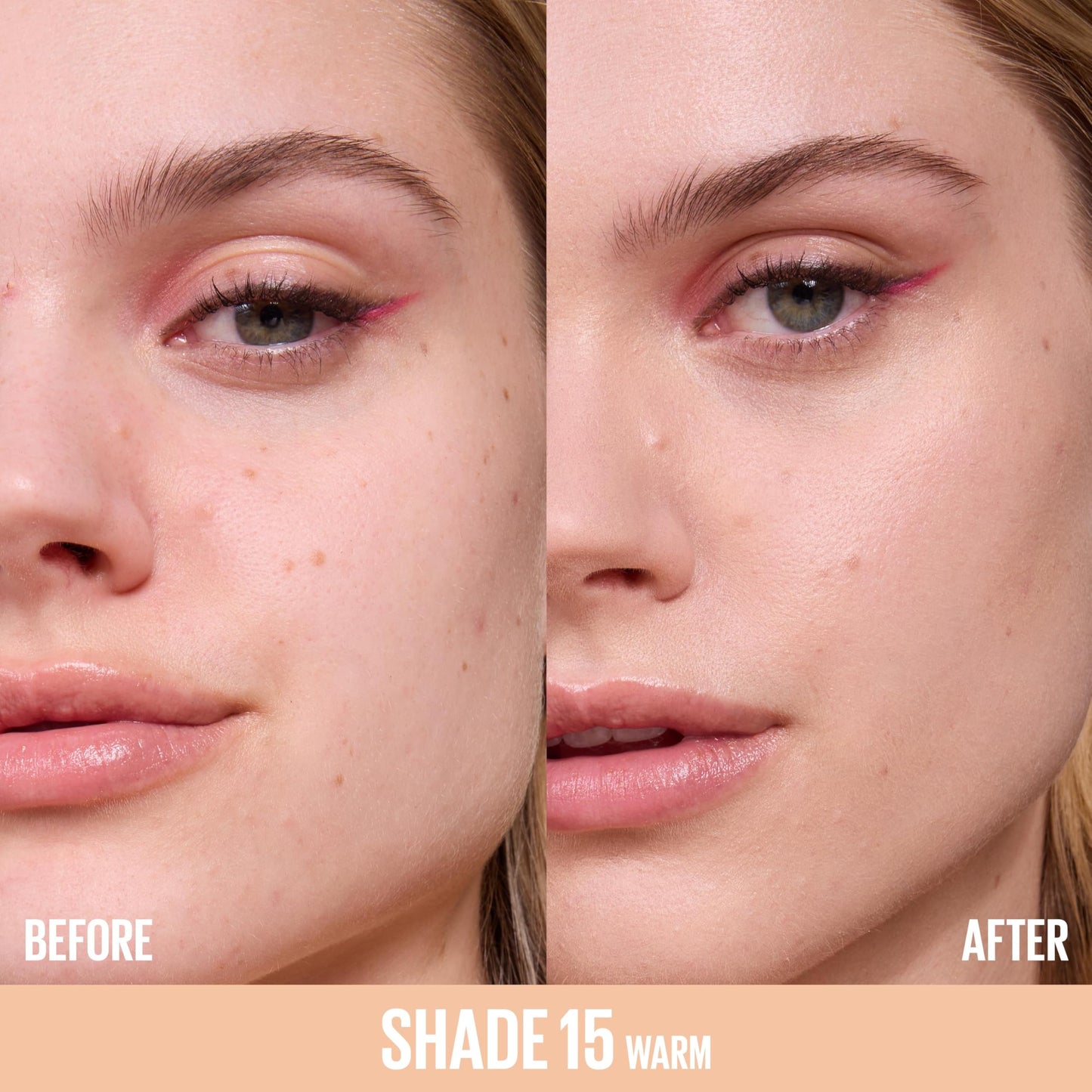 Maybelline Lifter Serum Concealer, Radiant Concealer with Full Coverage, Includes 2% Peptides + Caffeine to Hydrates & Brightens Under Eyes, 15, 1