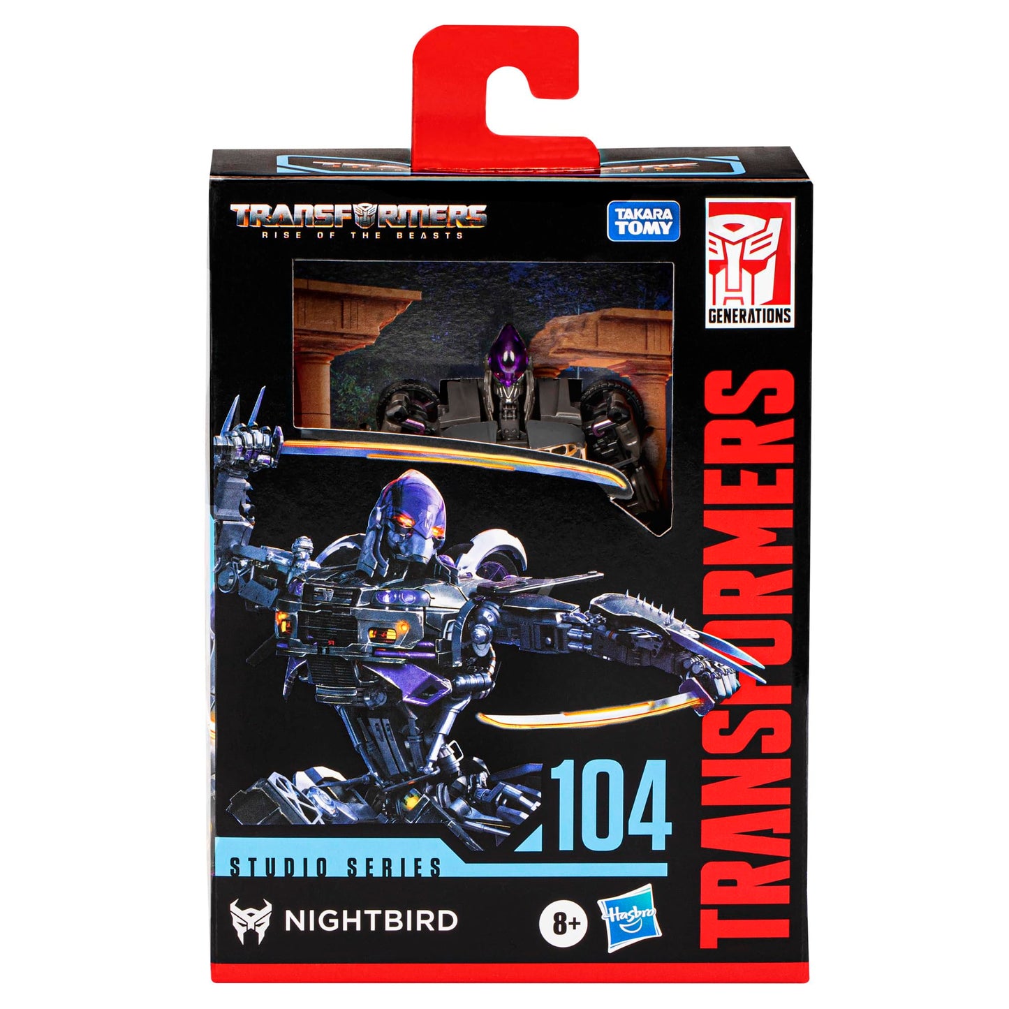 Transformers Toys Studio Series Deluxe Transformers: Rise of the Beasts 104 Nightbird Toy, 4.5-inch, Action Figure For Boys And Girls Ages 8 and Up