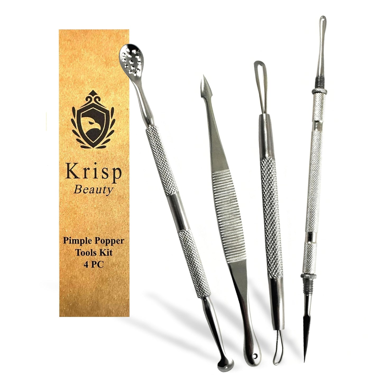Blackhead Remover Extractor Pimple Popper Tools - Comedone Acne Zit Cleaner Kit for Nose Facial Pore Press Tool for Face Blemish Whitehead Popping
