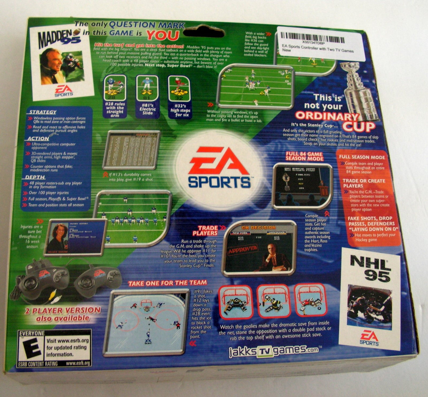 EA Sports Controller with Two TV Games