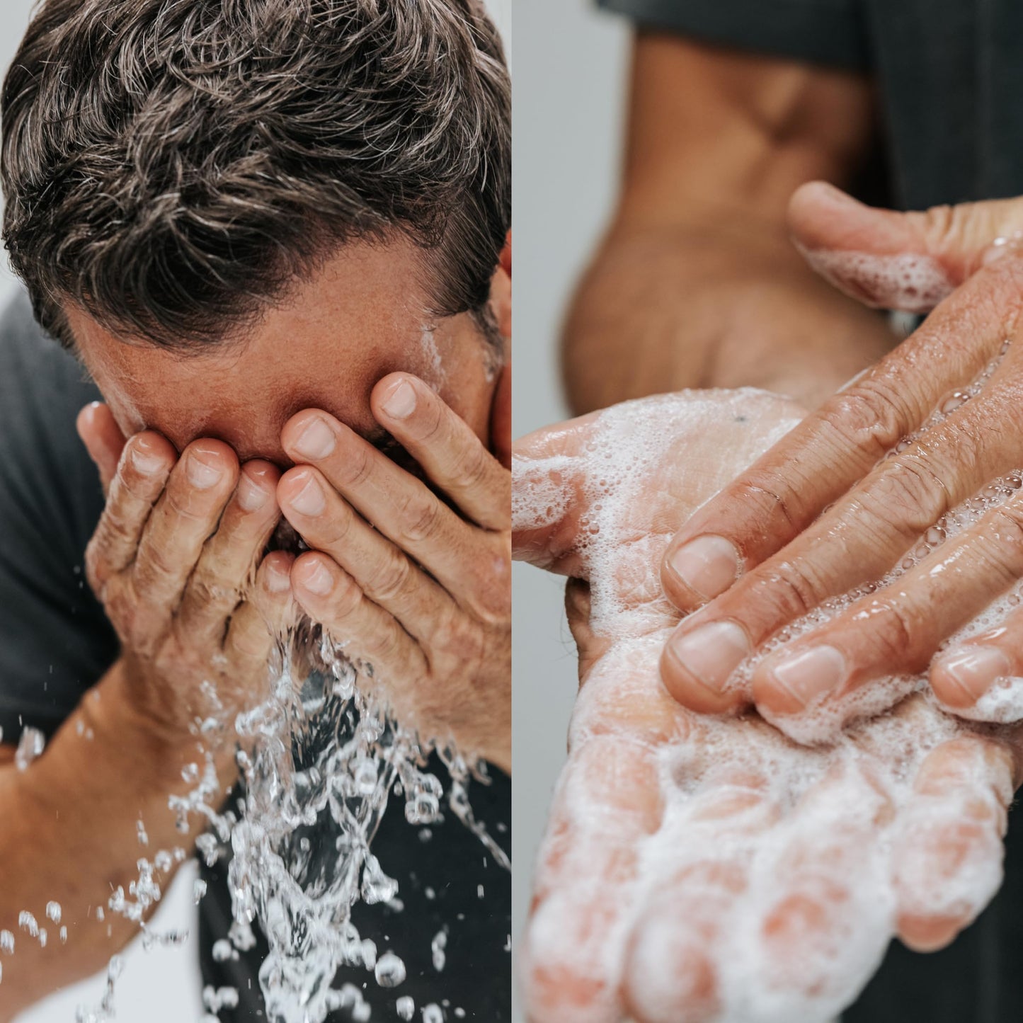 Caldera + Lab The Clean Slate | Men's Organic Foaming Facial Cleanser for Dry, Sensitive, & Normal Skin - Vegan, Natural & Antioxidant Packed